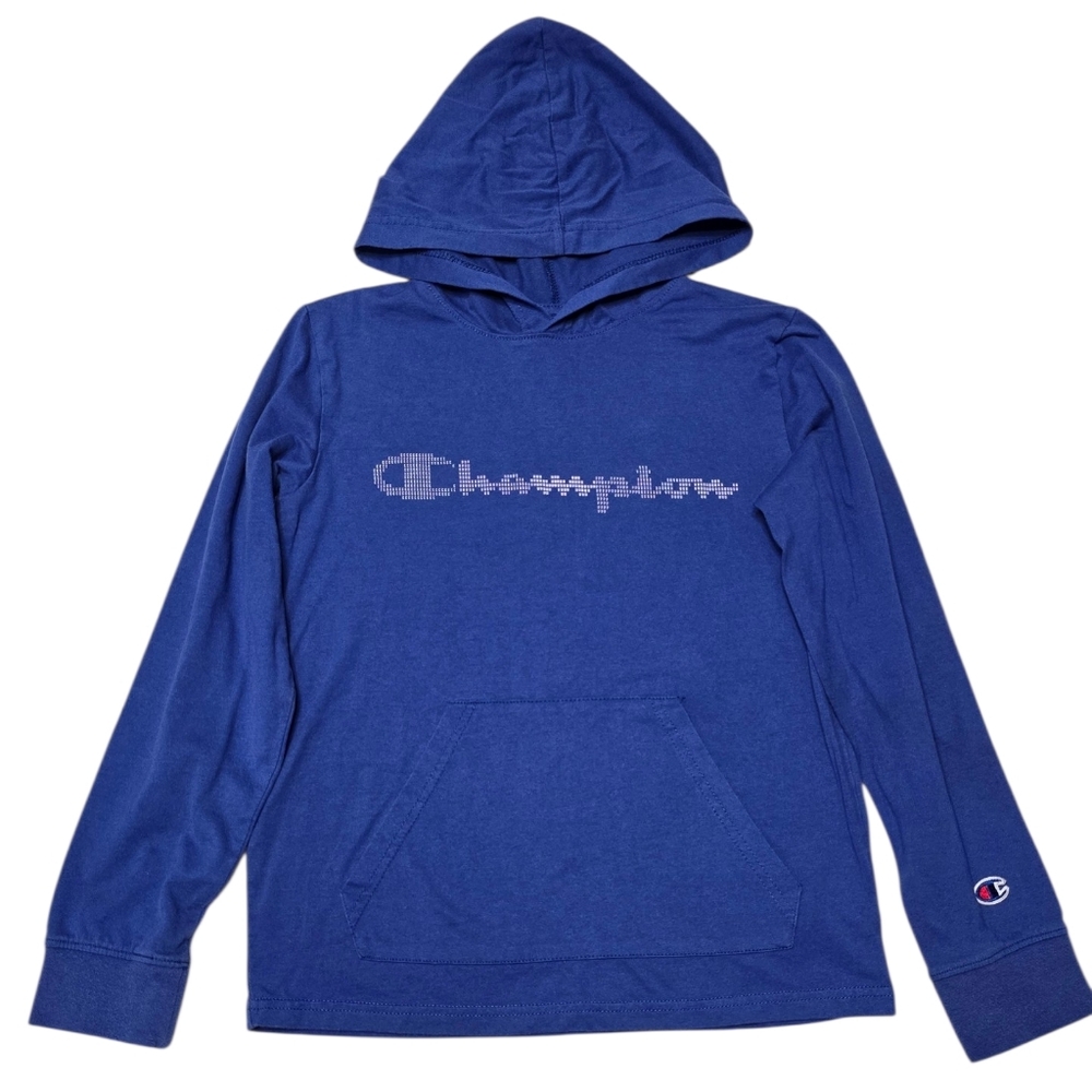 Champion Blue Hoodie Authentic Athleticwear